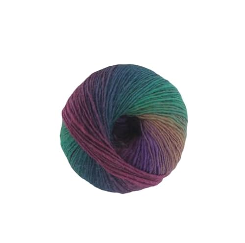 Namzi Regenbogen-Garn, weich, 100 % Wolle, Farbverlauf, mehrfarbiges Garn zum Häkeln, Stricken, Gesamtlänge 180 m × 4,784 m, 200 g, E Namzi Regenbogen-Garn, weich, 100 % Wolle, Farbverlauf, mehrfarbiges Garn zum Häkeln, Stricken, Gesamtlänge 180 m × 4,784 m, 200 g, E von Namzi