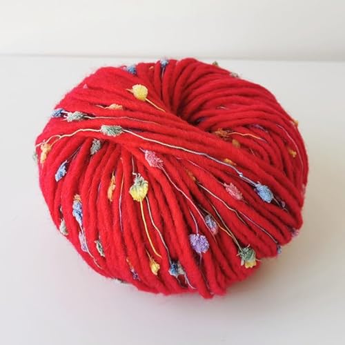 Namzi Roter Garnknäuel, Acryl-Dacron-Mischung, Süßigkeiten-inspiriertes Garn zum Stricken, Häkeln, Basteln, DIY-Geschenke, Premium-Qualität von Namzi
