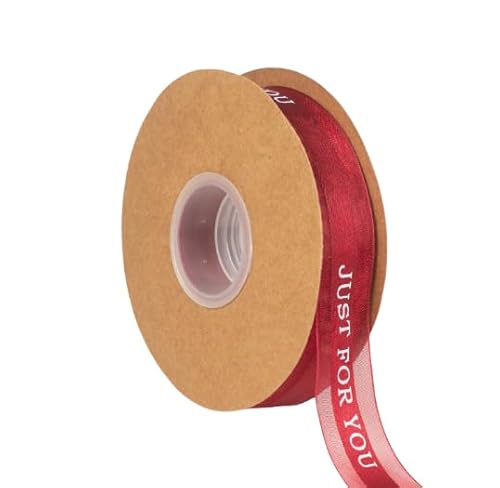 Namzi Rotes Band, Seidenband für selbstgemachte Schleifen, Haarschmuck, Urlaubsdekoration, Bastelmaterialien, Verzierungen, 1 Rolle Namzi Rotes Band, Seidenband für selbstgemachte Schleifen, Haarschmuck, Urlaubsdekoration, Bastelmaterialien, Verzierungen, 1 Rolle von Namzi