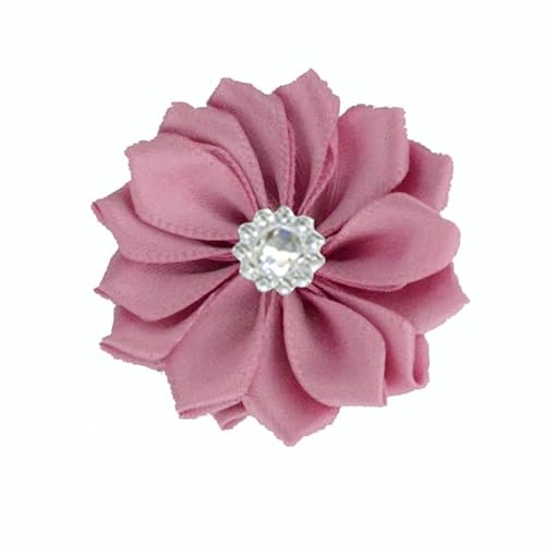 Namzi Satinband-Blumen zum Basteln, Stoffblumen, Gänseblümchen mit Strasssteinen, Satinband für Ornamente, Applikationen, DIY, Hochzeit, Rosa, Lila, 10 Stück Namzi Satinband-Blumen zum Basteln, Stoffblumen, Gänseblümchen mit Strasssteinen, Satinband für Ornamente, Applikationen, DIY, Hochzeit, Rosa, Lila, 10 Stück von Namzi