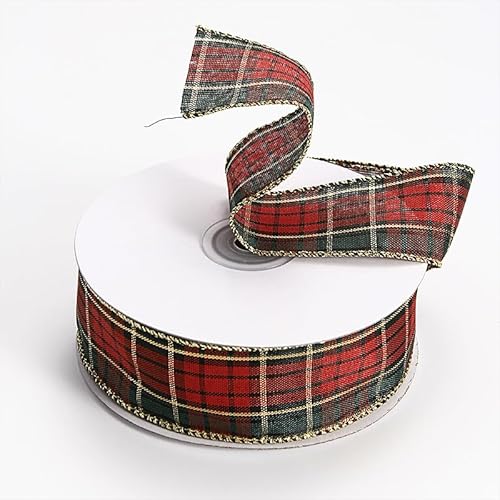 Namzi Schleifenband, 1 Rolle Seidenband für Weihnachtsdekoration, Stricken, Häkeln, Basteln, Urlaubsdekorationen, Stil P Namzi Schleifenband, 1 Rolle Seidenband für Weihnachtsdekoration, Stricken, Häkeln, Basteln, Urlaubsdekorationen, Stil P von Namzi
