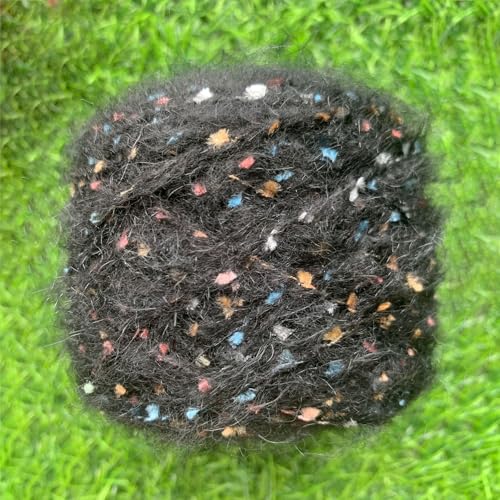Namzi Schwarzer Garnknäuel, 2 Rollen, Acryl-Dacron-Mischgarn, Farbverlauf, mehrfarbig zum Stricken, Häkeln, ideal für Handwerk, DIY-Projekte, Premium-Wolle Namzi Schwarzer Garnknäuel, 2 Rollen, Acryl-Dacron-Mischgarn, Farbverlauf, mehrfarbig zum Stricken, Häkeln, ideal für Handwerk, DIY-Projekte, Premium-Wolle von Namzi