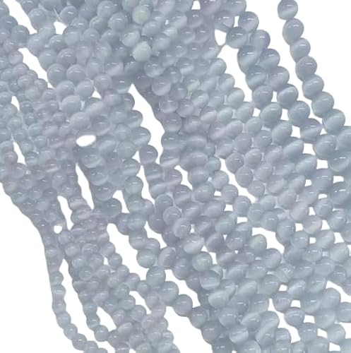 Namzi Silbergraue runde Perlen, Naturstein, Schmuckzubehör, halbfertige Natursteine, lose Perlen, runde Perlen, handgewebte Perlen, DIY-Schmuckzubehör, 4 mm, 2 Stück Namzi Silbergraue runde Perlen, Naturstein, Schmuckzubehör, halbfertige Natursteine, lose Perlen, runde Perlen, handgewebte Perlen, DIY-Schmuckzubehör, 4 mm, 2 Stück von Namzi