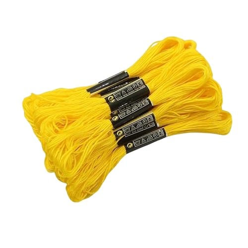 Namzi Stickgarn, 1 Packung, gelb, ideal für Bastelarbeiten, Stickerei für Kreuzstich-Handwerk Namzi Stickgarn, 1 Packung, gelb, ideal für Bastelarbeiten, Stickerei für Kreuzstich-Handwerk von Namzi