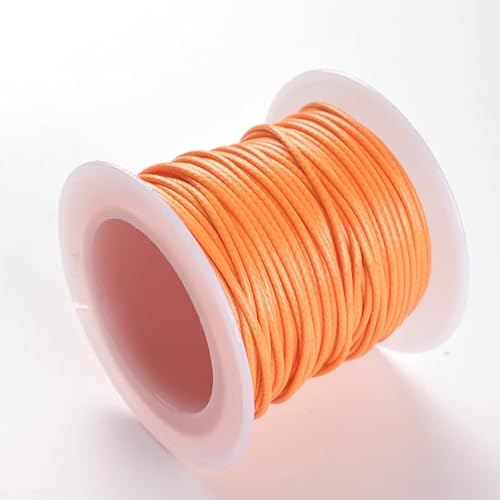Namzi Textil-Wachsschnur für Halsketten, Armbänder, Schmuck, Flechten, 1 mm, 2 Rollen, C von Namzi