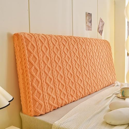 Namzi Universeller Kopfteilbezug aus Plüschstoff, für alle Jahreszeiten, weicher Staubschutz, weich und warm, Anti-Kratzer, maschinenwaschbar, 120 x 65 cm, Orange Namzi Universeller Kopfteilbezug aus Plüschstoff, für alle Jahreszeiten, weicher Staubschutz, weich und warm, Anti-Kratzer, maschinenwaschbar, 120 x 65 cm, Orange von Namzi