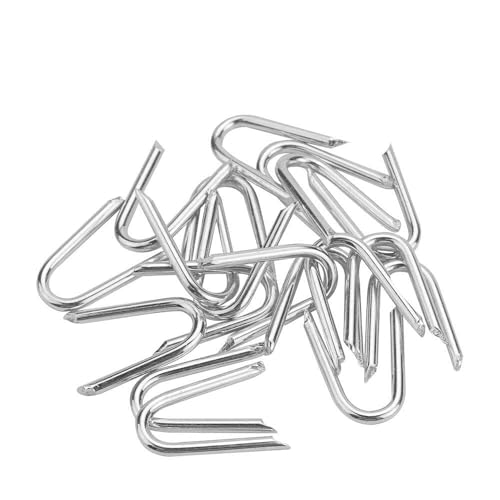 Namzi Verzinkter U-förmiger Nagelverschluss, Drahtgeflecht, Bodentuch, Nagel, Gartennagel, verwendet zur Befestigung von Nägeln für Metalldraht-Weben und Maschenzäune, korrosionsbeständig und Namzi Verzinkter U-förmiger Nagelverschluss, Drahtgeflecht, Bodentuch, Nagel, Gartennagel, verwendet zur Befestigung von Nägeln für Metalldraht-Weben und Maschenzäune, korrosionsbeständig und von Namzi