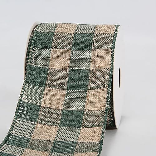 Namzi Weihnachtsband aus Jute, Geschenkband, 9,1 m, Weihnachtsdekoband für Kranz, Schleife, Geschenkdekoration, A11 Namzi Weihnachtsband aus Jute, Geschenkband, 9,1 m, Weihnachtsdekoband für Kranz, Schleife, Geschenkdekoration, A11 von Namzi