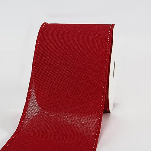 Namzi Weihnachtsband aus Jute, Geschenkband, 9,1 m, Weihnachtsdekoband für Kranz, Schleife, Geschenkdekoration, A13 Namzi Weihnachtsband aus Jute, Geschenkband, 9,1 m, Weihnachtsdekoband für Kranz, Schleife, Geschenkdekoration, A13 von Namzi