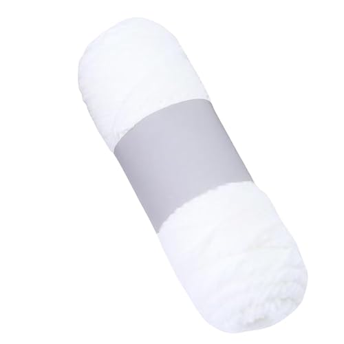 Namzi Weißes Garn, 150 g, zum Stricken, Häkeln, ideal für Heimdecken, Teppiche, Haustiermatten, glatt, praktisch von Namzi