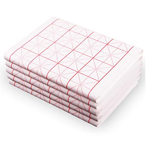 Namzi Xuan-Papierpinsel-Schreibpapier für chinesische Kalligraphie, Xuan-Papier, Reispapier mit Rastern für Anfänger, zum Üben von Kanji, japanischer Kalligraphie, 100 Blatt/Packung, 9 cm/Raster, 28 Namzi Xuan-Papierpinsel-Schreibpapier für chinesische Kalligraphie, Xuan-Papier, Reispapier mit Rastern für Anfänger, zum Üben von Kanji, japanischer Kalligraphie, 100 Blatt/Packung, 9 cm/Raster, 28 von Namzi