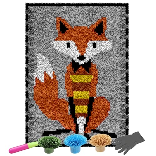 NangHuw Knüpfteppich zum Selber Knüpfen | knüpfen Set Kinder Und Erwachsene | knüpfset Teppich Tapisserie Set | DIY Knüpfsets Kreuzstich Teppich Set mit Werkzeug Latch Hook Kit 85x115CM NangHuw Knüpfteppich zum Selber Knüpfen | knüpfen Set Kinder Und Erwachsene | knüpfset Teppich Tapisserie Set | DIY Knüpfsets Kreuzstich Teppich Set mit Werkzeug Latch Hook Kit 85x115CM von NangHuw