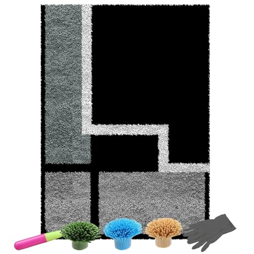 NangHuw Knüpfteppich zum Selber Knüpfen | knüpfen Set Kinder Und Erwachsene | knüpfset Teppich Tapisserie Set | DIY Knüpfsets Kreuzstich Teppich Set mit Werkzeug Latch Hook Kit 90x120CM NangHuw Knüpfteppich zum Selber Knüpfen | knüpfen Set Kinder Und Erwachsene | knüpfset Teppich Tapisserie Set | DIY Knüpfsets Kreuzstich Teppich Set mit Werkzeug Latch Hook Kit 90x120CM von NangHuw