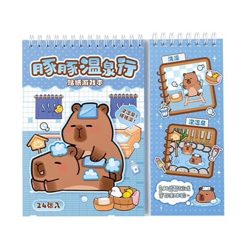 Nankoyal Capybara-Aufkleber für Journaling, niedliche Capybara-Scrapbook-Aufkleber | Capybara Aufkleber Journaling Sticker | Cartoon-Szene-Scrapbooking-Aufkleber, Tieraufkleber mit Stanzung, Nankoyal Capybara-Aufkleber für Journaling, niedliche Capybara-Scrapbook-Aufkleber | Capybara Aufkleber Journaling Sticker | Cartoon-Szene-Scrapbooking-Aufkleber, Tieraufkleber mit Stanzung, von Nankoyal