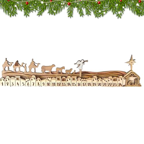 Nankoyal Countdown Kalender Schreibtisch Deko | Holz Weihnachtsbaum Anhänger mit Countdown,Detaillierte Handwerklichkeit Holzdeko Für Bücherregal Kinder Mädchen | Festliche Deko Für Kinder Nankoyal Countdown Kalender Schreibtisch Deko | Holz Weihnachtsbaum Anhänger mit Countdown,Detaillierte Handwerklichkeit Holzdeko Für Bücherregal Kinder Mädchen | Festliche Deko Für Kinder von Nankoyal