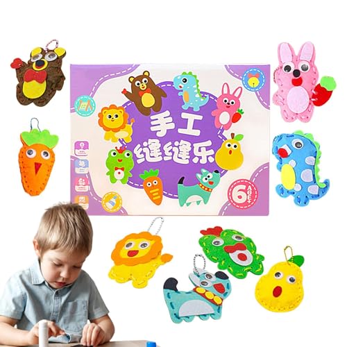 Nankoyal Kinderpuppen-Nähspielzeug, einfache Puppen-Nähsets,Lustige Nähsets - Lustige einfache -Bastelprojekte für Kinder, farbenfrohes Kinder-Kunsthandwerk, einfaches Nähset für Anfänger ab 6 Jahren, Nankoyal Kinderpuppen-Nähspielzeug, einfache Puppen-Nähsets,Lustige Nähsets - Lustige einfache -Bastelprojekte für Kinder, farbenfrohes Kinder-Kunsthandwerk, einfaches Nähset für Anfänger ab 6 Jahren, von Nankoyal