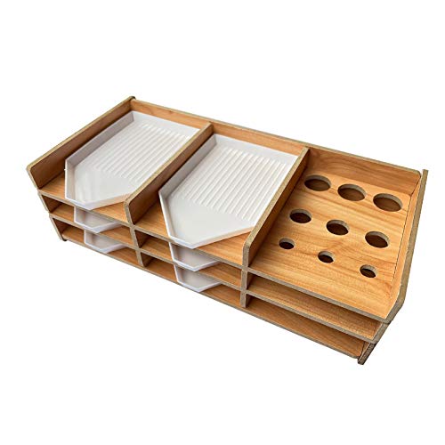 Napacoh Diamond Painting Tray Organizer, DIY Diamond Painting Zubehör, Aufbewahrungsfach Multilayer Wooden Point Drill Pen Holder Box 02 Napacoh Diamond Painting Tray Organizer, DIY Diamond Painting Zubehör, Aufbewahrungsfach Multilayer Wooden Point Drill Pen Holder Box 02 von Napacoh