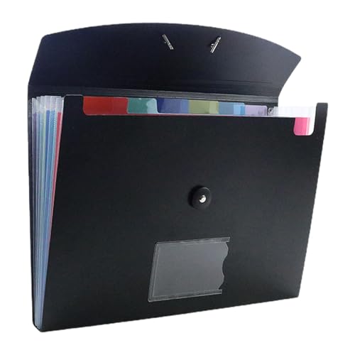 -Aktenmappe – -Dokumententasche für Dokumentenaufbewahrung, Papier-Organizer mit klassifizierter Datenspeicherung, tragbarer Aktenordner mit 7 oder 13 Taschen für Damen, Herren -Aktenmappe – -Dokumententasche für Dokumentenaufbewahrung, Papier-Organizer mit klassifizierter Datenspeicherung, tragbarer Aktenordner mit 7 oder 13 Taschen für Damen, Herren von Naqqios