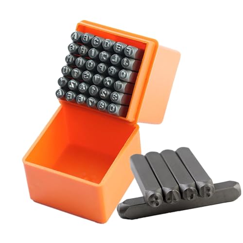 Buchstaben- und Zahlenstempel – Buchstaben- und Zahlenstempel Set, 36 x Buchstaben- und Zahlenstempel-Set | Arts and Crafts Stempelset, Presswerkzeug Buchstaben- und Zahlenstempel – Buchstaben- und Zahlenstempel Set, 36 x Buchstaben- und Zahlenstempel-Set | Arts and Crafts Stempelset, Presswerkzeug von Naqqios