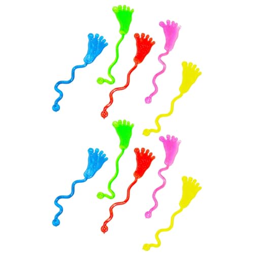 Dehnbares Sticky -Spielzeug für Kinder, klebrige Zappelspielzeug, 10x dehnbar einziehbarer klebriger Fußspielzeug, Versenkbare Füße Neuheitenvergnügen für die Multi-Element-Party-Packungen für Kinder, Dehnbares Sticky -Spielzeug für Kinder, klebrige Zappelspielzeug, 10x dehnbar einziehbarer klebriger Fußspielzeug, Versenkbare Füße Neuheitenvergnügen für die Multi-Element-Party-Packungen für Kinder, von Naqqios