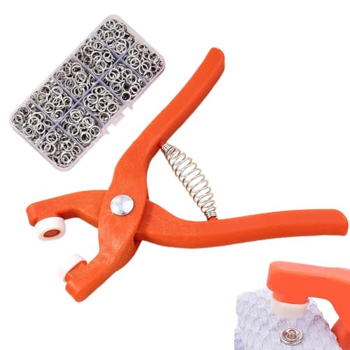 Druckknopf-Set – Metall-Druckknopf-Werkzeug-Set und Befestigungsklammern, Metall-Druckknöpfen mit Befestigungsklammern | Befestigungsklammern zum Annähen Druckknopf-Set – Metall-Druckknopf-Werkzeug-Set und Befestigungsklammern, Metall-Druckknöpfen mit Befestigungsklammern | Befestigungsklammern zum Annähen von Naqqios