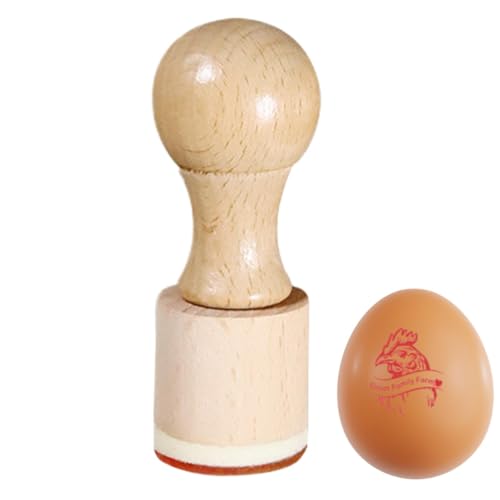 Eierstempel – Wiederverwendbare Eierstempel aus Kunststoff | Huhn Egg Farm Stamp Egg Etiketten aus Gummi, Etiketten für Bauernhofeier, Ostereier-Kit, Eiermarker Eierstempel – Wiederverwendbare Eierstempel aus Kunststoff | Huhn Egg Farm Stamp Egg Etiketten aus Gummi, Etiketten für Bauernhofeier, Ostereier-Kit, Eiermarker von Naqqios