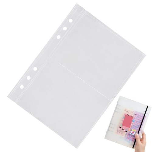 Fotoalbum mit Einband – Fotobinderbuch, Fotokartenordner, gefrostet | Hüllen für Fotokarten, transparent, matt, A5, Fotoalbum mit 6 Löchern für Fotos, Bilder Fotoalbum mit Einband – Fotobinderbuch, Fotokartenordner, gefrostet | Hüllen für Fotokarten, transparent, matt, A5, Fotoalbum mit 6 Löchern für Fotos, Bilder von Naqqios