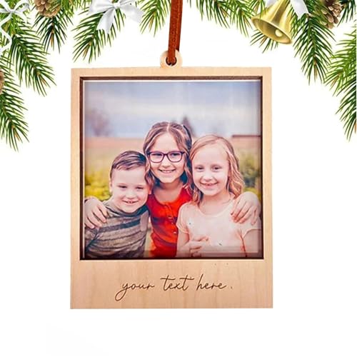 Fotodekoration für Weihnachtsbaum – Fotodekoration für Weihnachtsbaum, Dekoration für Bilderrahmen aus Holz | Einzigartiger Familien-Bilderrahmen, Urlaubssouvenir Fotodekoration für Weihnachtsbaum – Fotodekoration für Weihnachtsbaum, Dekoration für Bilderrahmen aus Holz | Einzigartiger Familien-Bilderrahmen, Urlaubssouvenir von Naqqios