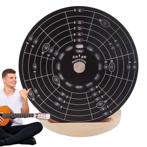 Fünftes Rad Gitarre Disc Guitar Melodie Tool Musical Akkordrad Disc Musical Akkordrad für Gitarre, Melodie Schulbedarf, präzise Aluminiumlegierung Fünftes Rad Gitarre Disc Guitar Melodie Tool Musical Akkordrad Disc Musical Akkordrad für Gitarre, Melodie Schulbedarf, präzise Aluminiumlegierung von Naqqios