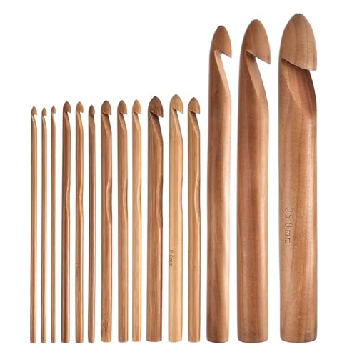 Häkelnadel-Set aus Holz – Häkelnadel-Set für Erwachsene, Anfänger, tragbares Häkelnadel-Set, hervorragende Qualität Häkelnadel-Set aus Holz – Häkelnadel-Set für Erwachsene, Anfänger, tragbares Häkelnadel-Set, hervorragende Qualität von Naqqios