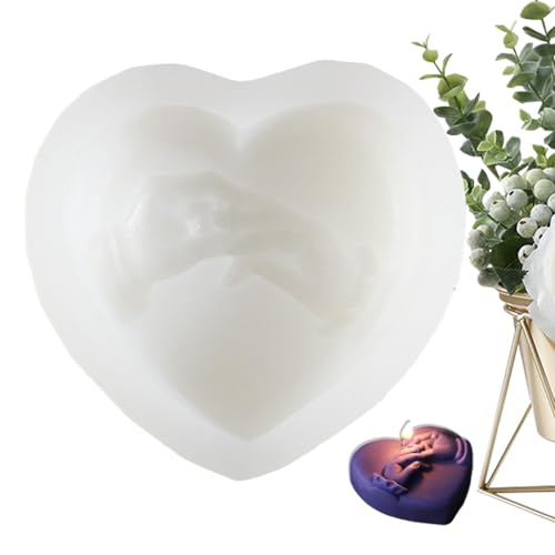 Herzform, Silikonkerzenformen, kleine Duftkerzenform in Herzform, Epoxidharz Kerzenformen, Antihaft-Aromatherapiewachsform für Kerzen, Deko Herzform, Silikonkerzenformen, kleine Duftkerzenform in Herzform, Epoxidharz Kerzenformen, Antihaft-Aromatherapiewachsform für Kerzen, Deko von Naqqios