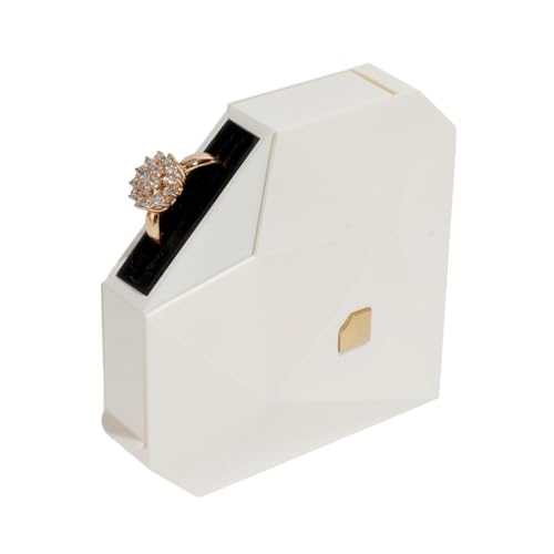 Kleine Schmuckschatulle – Ringschachtel in Herzform, Schmucketui in Herzform | Ringbox innen aus weichem und glattem Samt, rote Box für Verlobung, Hochzeit, Schmuck in Form Kleine Schmuckschatulle – Ringschachtel in Herzform, Schmucketui in Herzform | Ringbox innen aus weichem und glattem Samt, rote Box für Verlobung, Hochzeit, Schmuck in Form von Naqqios