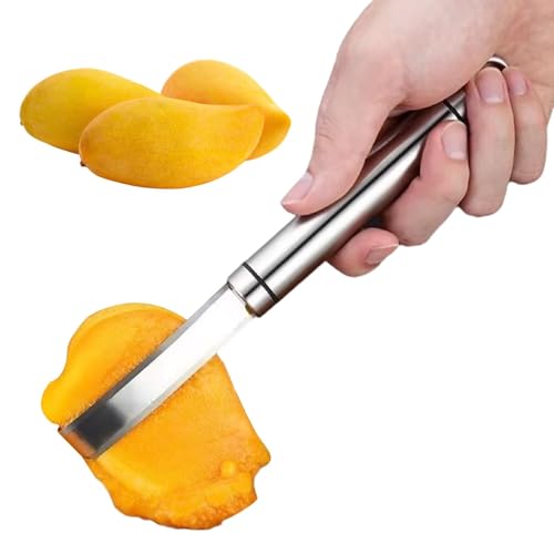 Mangoschäler – Werkzeug zum Entfernen des Kerns des Mangoschneiders | Mangoschneider mit ergonomischen Griffen, Küchengerät für Küche, Camping, Picknick von Naqqios