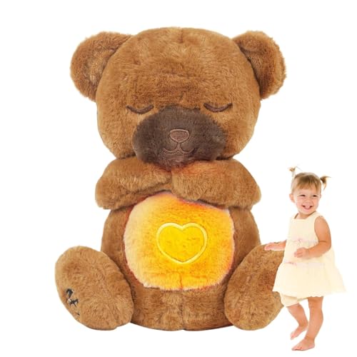 Naqqios Fast Baby Sleep Sleep - Tragen Sie EIN Baby Lutscher, Schlafpuppe Soother Mit Beruhigender Musik | Freundliches Bärentier Für Freunde Mädchen Von Familienjungen von Naqqios