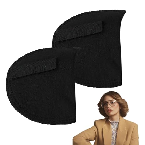Schulterpolster für Damen, 1 Paar Schulterpolster für Schultern, abnehmbare Schulterpolster für T-Shirt, Kleidung, Strickblazer Schulterpolster für Damen, 1 Paar Schulterpolster für Schultern, abnehmbare Schulterpolster für T-Shirt, Kleidung, Strickblazer von Naqqios