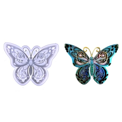 Naqqios Silikonform Schmetterling – Wunderschöne Schmetterlingsform für Epoxidharz-Gießform, 3D-Schmetterlingsform, wiederverwendbar, hitzebeständig, für Hauswand Naqqios Silikonform Schmetterling – Wunderschöne Schmetterlingsform für Epoxidharz-Gießform, 3D-Schmetterlingsform, wiederverwendbar, hitzebeständig, für Hauswand von Naqqios