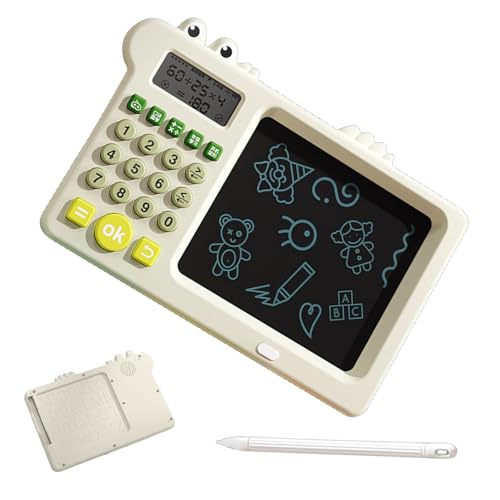 Naqqios Zeichenbrett für Zeichenbrett, Dinosaurier-Zeichenbrett für – wiederaufladbares Taschenrechner-Tablettspielzeug, Lern- und Lernspielzeug zum Lernen, von Naqqios