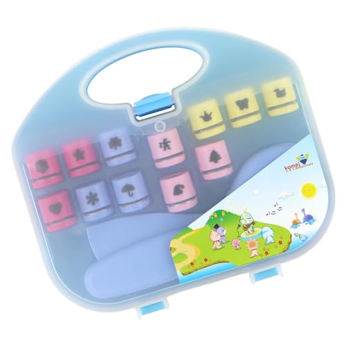 Papierstanzer – Stanzer Set, Papierstanzer für Bastelarbeiten mit Aufbewahrungsbox | Tragbares Stanzset zum Stanzen, Album-Zubehör Papierstanzer – Stanzer Set, Papierstanzer für Bastelarbeiten mit Aufbewahrungsbox | Tragbares Stanzset zum Stanzen, Album-Zubehör von Naqqios