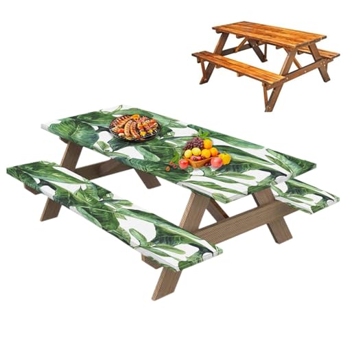 Picknicktischhusse mit Bankhussen, passgenauer Picknicktischbezug – Set mit 3 Bezügen für Picknicktisch, Picknickbankbezüge, Picknicktischhussen Picknicktischhusse mit Bankhussen, passgenauer Picknicktischbezug – Set mit 3 Bezügen für Picknicktisch, Picknickbankbezüge, Picknicktischhussen von Naqqios