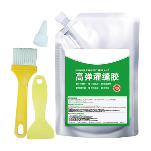 Reparatur von Rissen im Beton, Reparatur von Rissen in Betonplatten, wasserfester Reparatur-Dichtstoff für Betonrisse, 500 g | Schnelltrocknender Abdichtungskleber, Spachtelmasse Reparatur von Rissen im Beton, Reparatur von Rissen in Betonplatten, wasserfester Reparatur-Dichtstoff für Betonrisse, 500 g | Schnelltrocknender Abdichtungskleber, Spachtelmasse von Naqqios