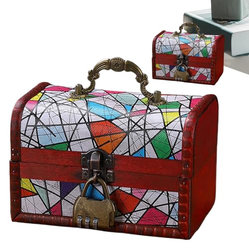 Schmuckkästchen aus Holz für Damen, Schmuckaufbewahrungsbox aus Holz - Schmuckhalter Schmuckbox Vintage Schmuckorganizer | Schmuckbox Organizer mit Schloss, Schmuckschatullen Schmuckkästchen aus Holz für Damen, Schmuckaufbewahrungsbox aus Holz - Schmuckhalter Schmuckbox Vintage Schmuckorganizer | Schmuckbox Organizer mit Schloss, Schmuckschatullen von Naqqios