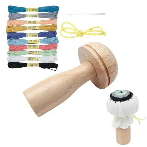 Sockenauffangset - Stopfeier - Stopfeier Set aus Holz | Stopfmaschine Mini-Webstuhl, Mendi Stopfnadeln Sockenauffangset - Stopfeier - Stopfeier Set aus Holz | Stopfmaschine Mini-Webstuhl, Mendi Stopfnadeln von Naqqios