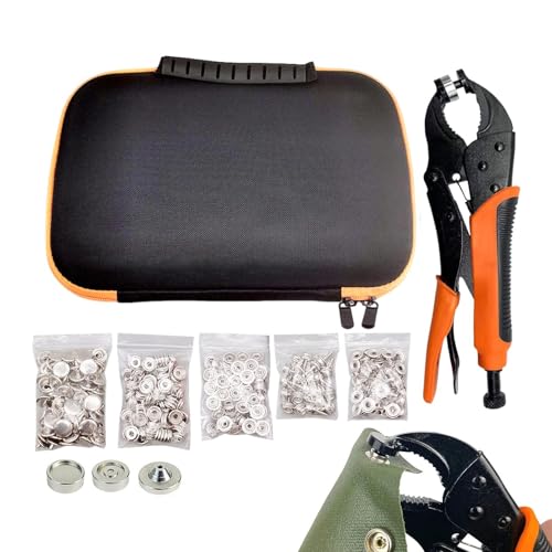 Sofort-Knopf-Set – Befestigungsset mit robuster Kapazität, tragbares Sofort-Knopf-Set | Tragbares Knopfwerkzeug, multifunktionales Sofortverschluss-Set, Unbekannt-Knopf-Set Sofort-Knopf-Set – Befestigungsset mit robuster Kapazität, tragbares Sofort-Knopf-Set | Tragbares Knopfwerkzeug, multifunktionales Sofortverschluss-Set, Unbekannt-Knopf-Set von Naqqios