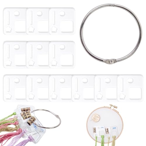 Stickgarn-Organizer – Garnrollen, Kreuzstichspulen, transparente Garnrollen, langlebiges Acryl, Organizer-Fadenhalter Stickgarn-Organizer – Garnrollen, Kreuzstichspulen, transparente Garnrollen, langlebiges Acryl, Organizer-Fadenhalter von Naqqios