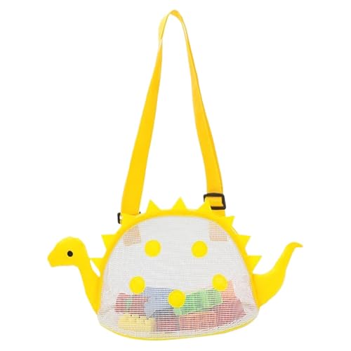 Strandspielzeugtasche – Strandtasche aus Netzstoff, Dinosaurier-Spielzeug-Taschen, Aufbewahrungstasche für Strandspielzeug, atmungsaktiv, für Strandspielzeuge Strandspielzeugtasche – Strandtasche aus Netzstoff, Dinosaurier-Spielzeug-Taschen, Aufbewahrungstasche für Strandspielzeug, atmungsaktiv, für Strandspielzeuge von Naqqios