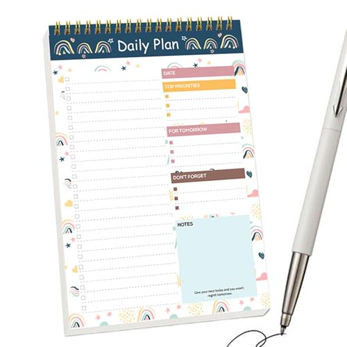 Tagesplaner – Tagesplaner, Habit Tracker Akademischer Planer Notizbuch | Notizblock Produktivitätsplaner Liste des Büroplaners Tagesplaner – Tagesplaner, Habit Tracker Akademischer Planer Notizbuch | Notizblock Produktivitätsplaner Liste des Büroplaners von Naqqios