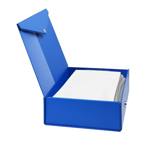 Tragbarer Projektkoffer – A4-Dateibox, wasserdichte Aufbewahrungsbox aus A4-Papier, Aufbewahrungsbox für Dateien, Ordner, mit Deckel Tragbarer Projektkoffer – A4-Dateibox, wasserdichte Aufbewahrungsbox aus A4-Papier, Aufbewahrungsbox für Dateien, Ordner, mit Deckel von Naqqios