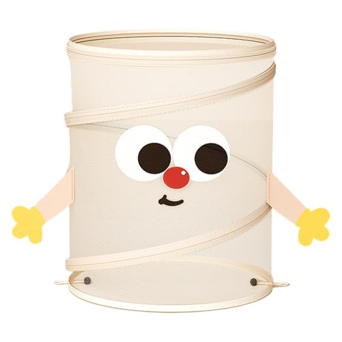 Wäschekörbe für die Wäsche, Wäschekorb aus Netzstoff mit großem Fassungsvermögen, Aufbewahrungskorb für Spielzeug, schmutzige Wäschesammlung, Staubdichter Wäschekorb, Wäschekorb für Schlafzimmer Wäschekörbe für die Wäsche, Wäschekorb aus Netzstoff mit großem Fassungsvermögen, Aufbewahrungskorb für Spielzeug, schmutzige Wäschesammlung, Staubdichter Wäschekorb, Wäschekorb für Schlafzimmer von Naqqios