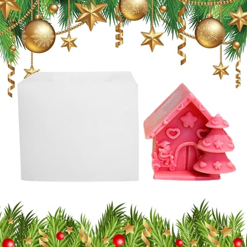 Weihnachtshaus Silikonform Kerzenform für Weihnachtshaus Kerzenherstellung Kerzenform | Epoxidharz Gussformen, Silikonharzform, Form Silikonform Weihnachtshaus Silikonform Kerzenform für Weihnachtshaus Kerzenherstellung Kerzenform | Epoxidharz Gussformen, Silikonharzform, Form Silikonform von Naqqios