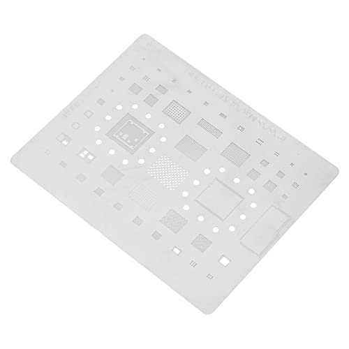 BGA Reballing Schablone, Edelstahl CPU BGA Reballing Netz Schablonen Vorlagen IC Chip Dose Pflanzschablone für A12 CPU für XR, XS, XS BGA Reballing Schablone, Edelstahl CPU BGA Reballing Netz Schablonen Vorlagen IC Chip Dose Pflanzschablone für A12 CPU für XR, XS, XS von Naroote